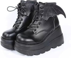 Zapatos plataforma gótica estilo Mary Jane