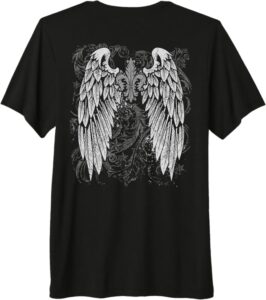 Camiseta Angel Y2K estilo dark
