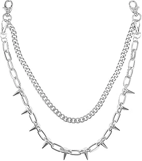 Set de dos cadenas punk para pantalón