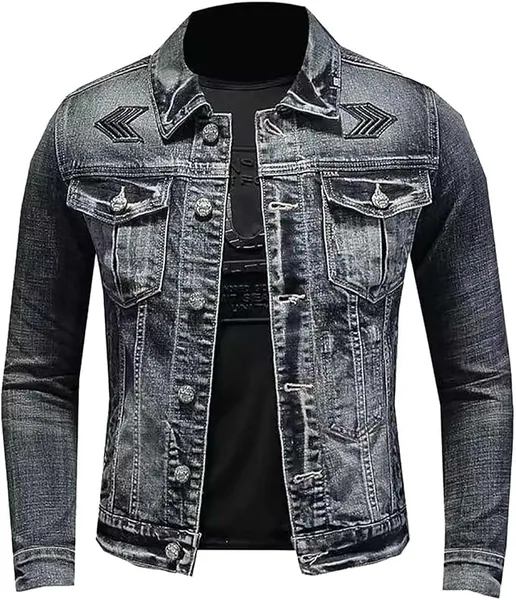 Chaqueta vaquera vintage para hombre