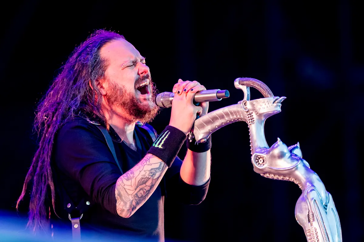 Korn actuando en Rock am Ring en 2022